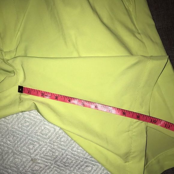 Greg Norman Collection Yellow Hybrid Shorts - Picture 2 of 4